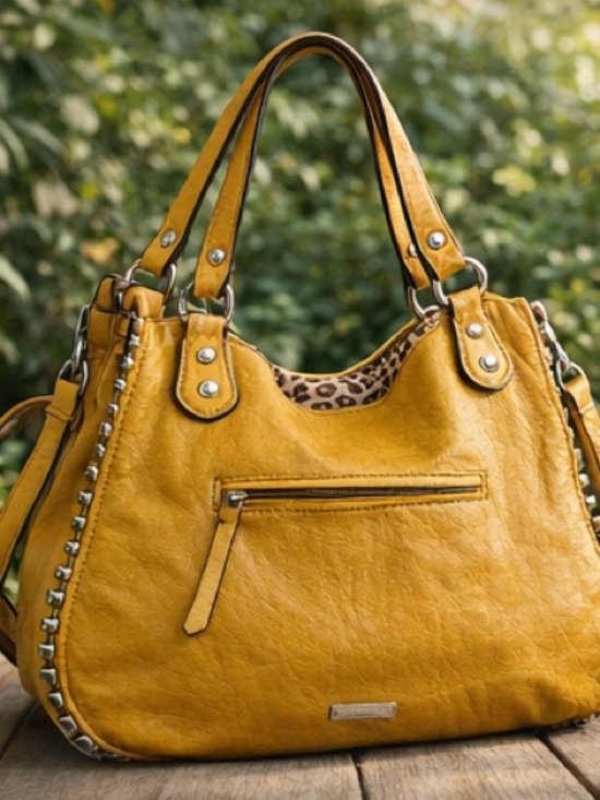 Jessica Simpson Handbags - Jessica Simpson mustard hobo bag slouchy shoulder purse boho style